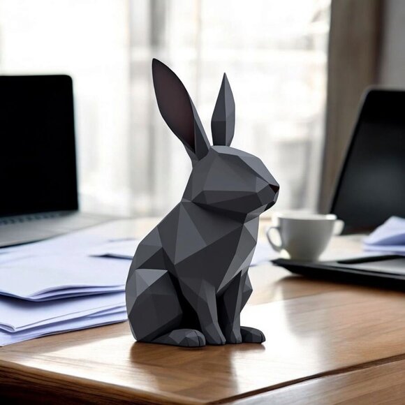 3D Printed Low Poly Bunny Moden Design Perfect for Home Decor Multi-Colors Avail - Picture 9 of 13